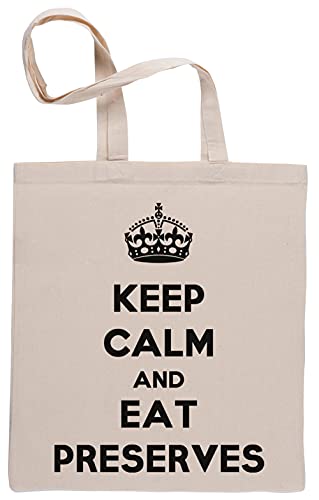 Keep Calm and Eat Preserves Bolsa De Compras Shopping Bag Beige