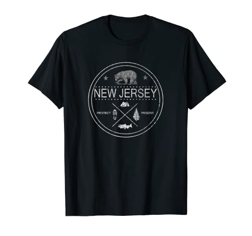 Nueva Jersey Antigüedades Antiguas Proteger Bos Camiseta