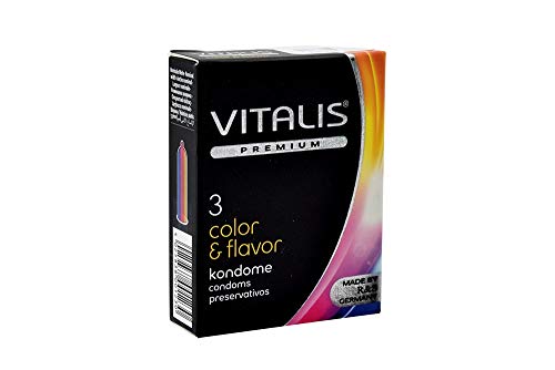 Preservativos Color & Flavor Vitalis Premium 3 uds.