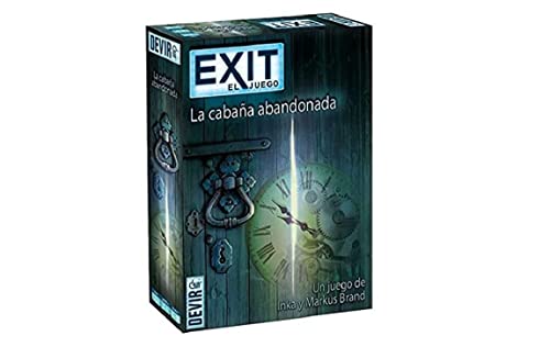 Devir - Exit: La cabaña abandonada, Juego de Mesa en Español, Juego de Mesa con Amigos, Escape Room, Juegos de Misterio, Juego de Mesa Adulto (BGEXIT1)