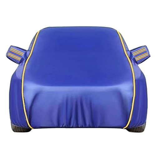 Cubierta De Coche For Volkswagen/Golf 7, Protección Impermeable A Prueba De Polvo, Lona De Coche A Prueba De Lluvia Y Retardante De Llama (Color : Blue)