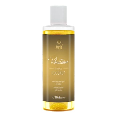 “Coconut” de Vibratissimo: aceite de masaje exótico con coco, aceite afrodisíaco, aceite erótico, 100 ml