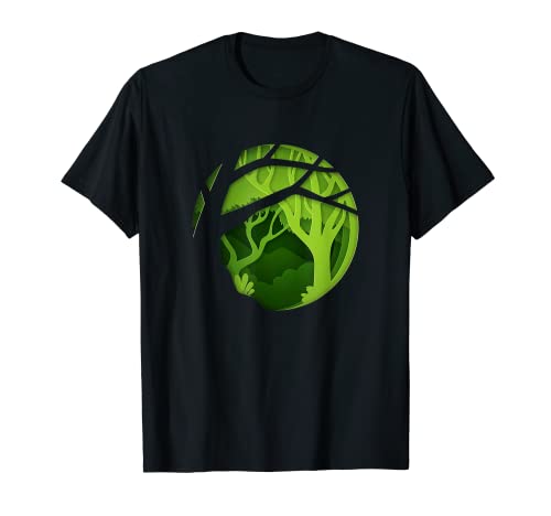 Vida Silvestre Efecto Selva Preservar Naturaleza Biodiversidad Bosque Camiseta