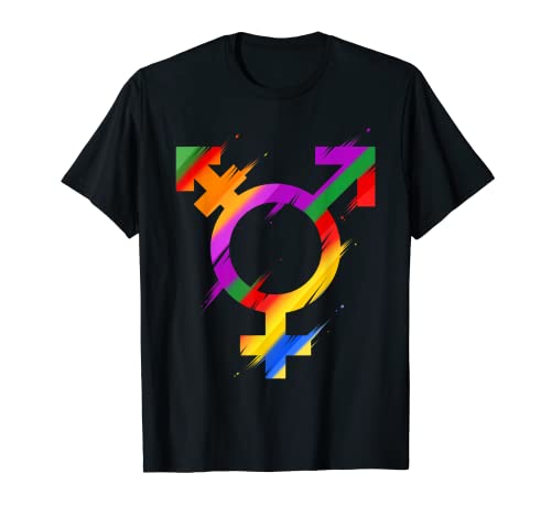 Arco iris de colores Símbolo sexual transgénero Mes del Camiseta