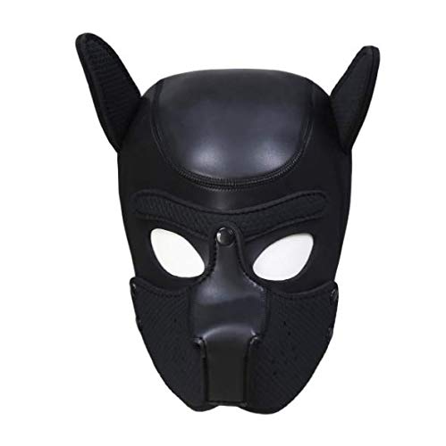 LUCKY FAT MAN Máscara de Cabeza de Perro de Calidad, máscara de Fiesta, Accesorios de rol, máscara de Parodia - B89