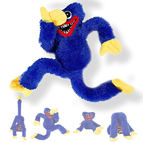 40cm Animal de Peluche, Azul Poppy Playtime Leggy Poppy Plush Monster Toy, Ldeas de Regalos para Niños y Adultos, Usar como Almohada, Muñeca - Lavable