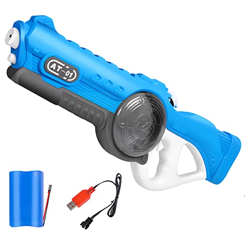 OBEST Pistola de Agua Eléctrica Niños Adultos Juguetes, con Luz LED, Agua de Succión Automática, 830ML, Distancia de Tiro de 8 a 10M, Juegos de Agua de Verano para Al Aire Libre Piscina Playa Fiesta