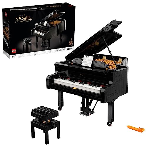 LEGO 21323 Ideas Piano de Cola Maqueta de Instrumento, Set de Construcción para Adultos, Regalo para Músicos, Decoración para el Hogar y Oficina, Artículo de Colección (Exclusivo de Amazon)
