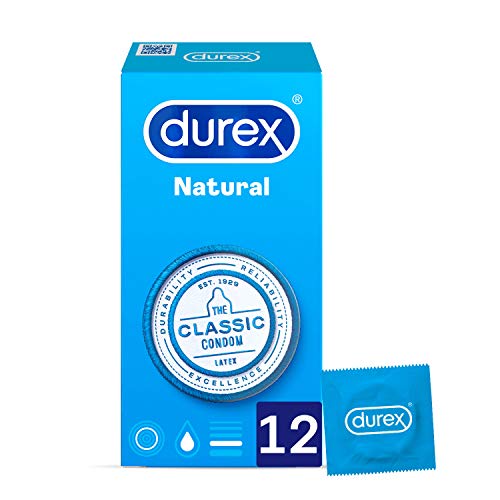 Durex Preservativos Originales Naturales Natural Plus - 12 Condones