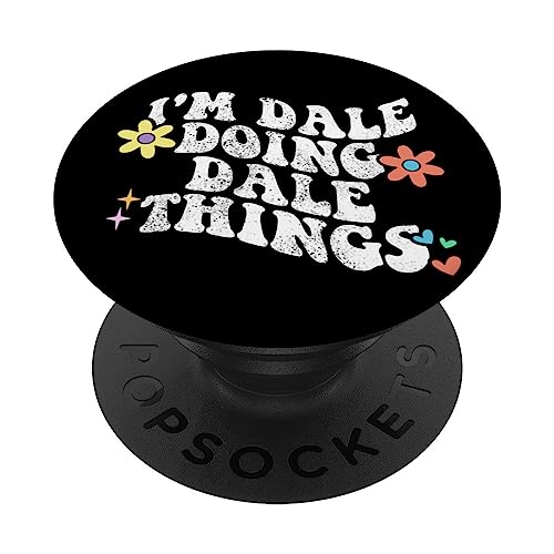 Retro Groovy, soy DALE haciendo cosas divertidas para el Día de la Madre PopSockets PopGrip Intercambiable