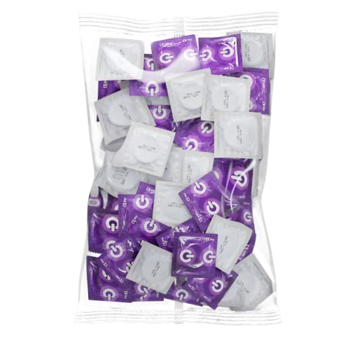 Paquete de 50 preservativos ON) XX-Large, para el grandullón, extragrandes de 57 mm, longitud 190 mm, látex natural