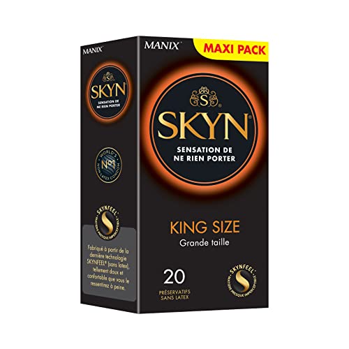 Manix Skyn, Preservativos, 20 unidades, Tamaño grande