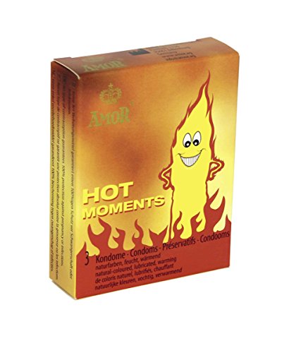 Amor Hot Moments Condones Efecto Calor - 3 Unidades