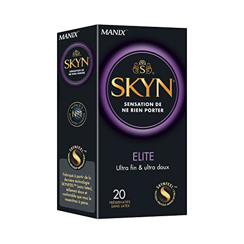 Skyn Elite Preservativos (20 unidades) | Preservativos Masculinos, ultrafinos y ultrasuaves, utilizable con nuestros lubes
