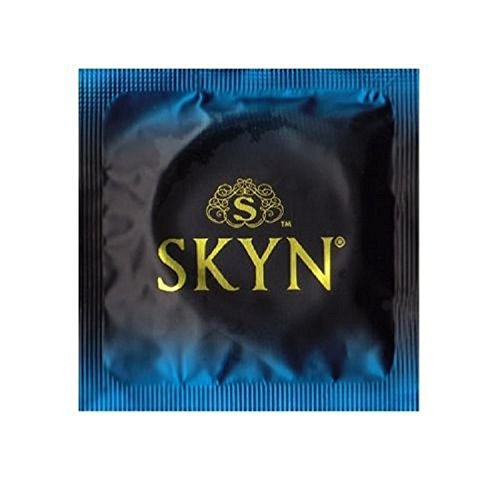Skyn Preservativos extralubricados, sin látex, pack de 24 unidades, mate