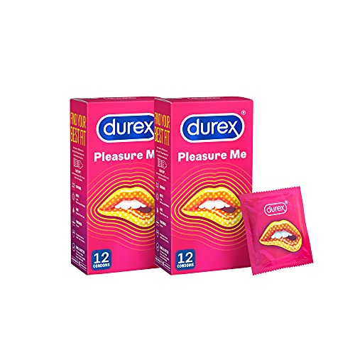 Durex Preservativos Dame Placer con Puntos y Estrías - 12 x 2 condones