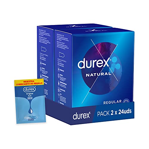Durex Preservativos Originales Naturales Natural Comfort - 2 x 24 condones