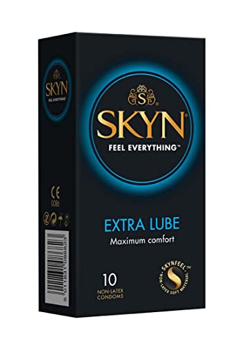 SKYN Preservativos Extra Lube sin látex, paquete de 10
