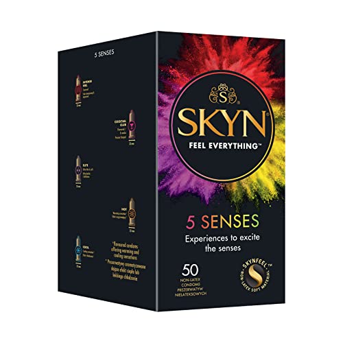 SKYN Five Senses, Preservativos Mixtos Sin Látex (50Uds)