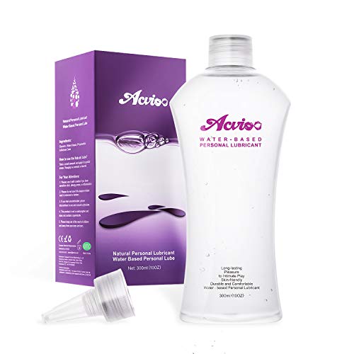 ACVIOO Gel Lubricante Intimo Lubricantes Sexuales Anales a Base de Agua 100% Natural Sin Fragancia - 300 ml