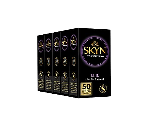Skyn Elite Preservativos (50 unidades) Preservativos Masculinos, ultrafinos y ultrasuaves, utilizable con nuestros lubes