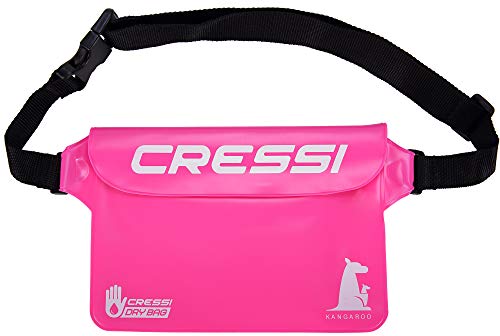 Cressi Kangaroo Dry Pouch Bolsa Impermeable para Teléfono móvil y para Objetos, Rosa, Talla Única
