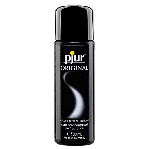 pjur ORIGINAL - Lubricante de silicona Premium - lubricación duradera sin pegarse - cunde mucho y es adecuado para preservativos (30ml)