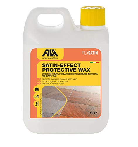 FILA Surface Care Solutions Wax Fila Satin-Cera Protectora Profesional con Efecto Satinado, No aplicable, 1 litro