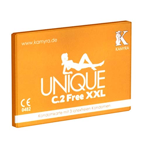 Kamyra Unique C.2 Free XXL, preservativos sin latex y grandes, 1 x 3 ud.