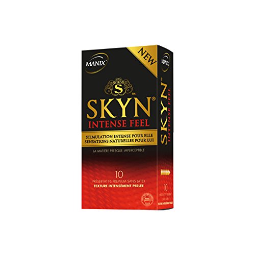 Manix Skyn Intense Feel - Condones, Color transparente - pack de 10 unidades