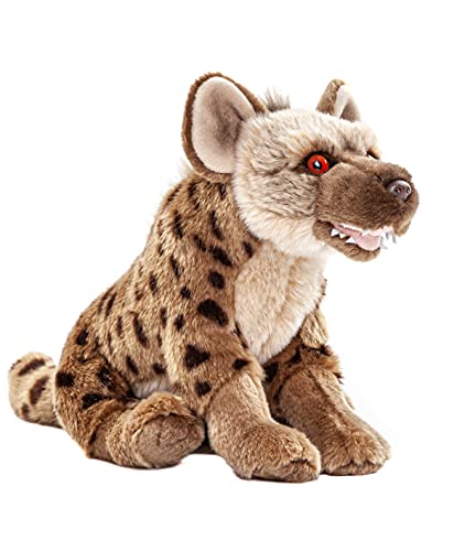Uni-Toys - Hyäne, Sentado - 22 cm (Altura) - Exótico Animal Salvaje - Peluche de Peluche