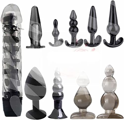 10 piezas de silicona suave Sẹx Tọn juguetes de placer para los amantes