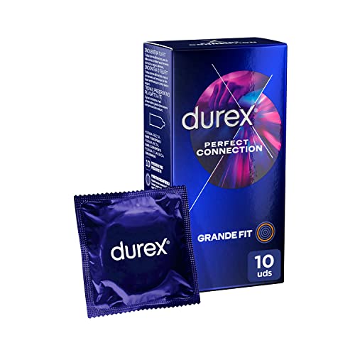 Durex Preservativos Perfect Connection, Adecuado Para Sexo Anal, 10 condones
