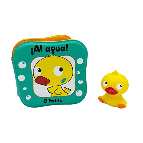 ¡Al agua! - El patito: Un libro de baño para bebés de 0 a 3 años (incluye un cuento y un muñequito para jugar en la bañera) (Pequeñas manitas)