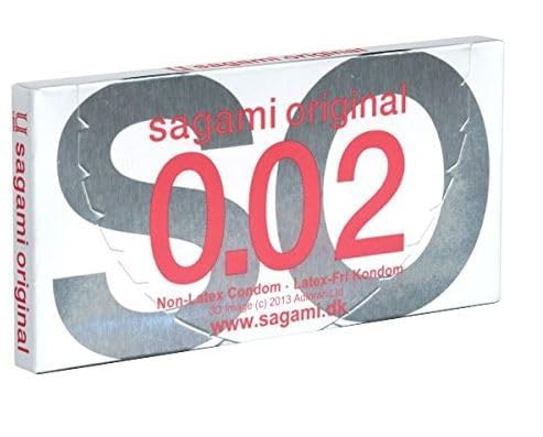 Sagami Original sin látex 2 preservativos + Heartforcards® Protección de envío (3)