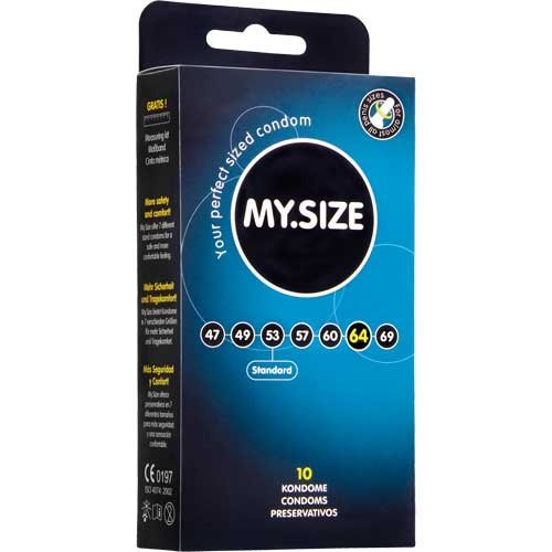 My Size Condoms 64mm x10 XXL Extra Large Condoms (German Engineering at its best)