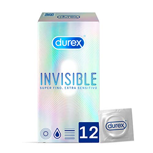 Durex Preservativos Invisible Extra Fino Extra Sensitivo - 12 condones