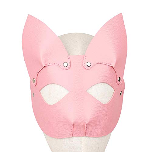 SZANDY Cuero Juego de Rol Máscara de Ojos con Diadema Máscara para Dormir para Parejas Cosplay de Halloween