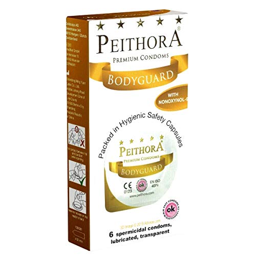 Peithora Bodyguard - 6 condones, espermicida