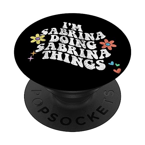 Genial, soy SABRINA haciendo cosas divertidas de SABRINA para el Día de la Madre PopSockets PopGrip Intercambiable