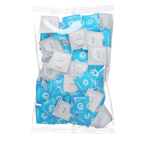 Paquete de 50 preservativos ON) Natural Feeling, para relaciones sexuales más seguras, látex de caucho natural
