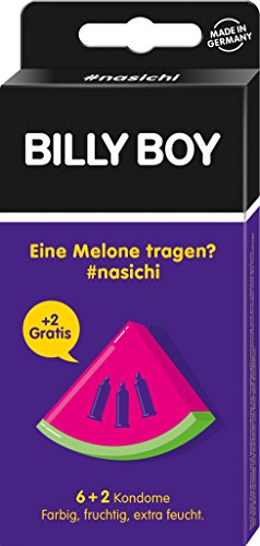 Billy Boy Nasichi - Juego de 6 y 2 gratis, color morado (2 x 8 unidades)