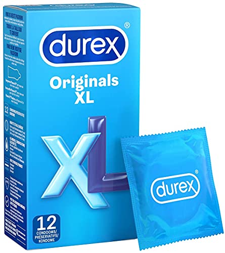 Durex XL Power Preservativos, pack de 12, Transparente