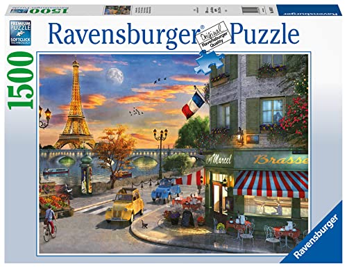 Ravensburger - Puzzle París Romántico, 1500 Piezas, Puzzle Adultos, Exclusiva Amazon