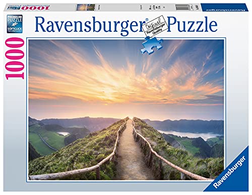 Ravensburger - Puzzle 1000 Piezas, Camino al Horizonte, Colección Fotos y Paisajes, Puzzle para Adultos, Rompecabezas Ravensburger [Exclusivo en Amazon]