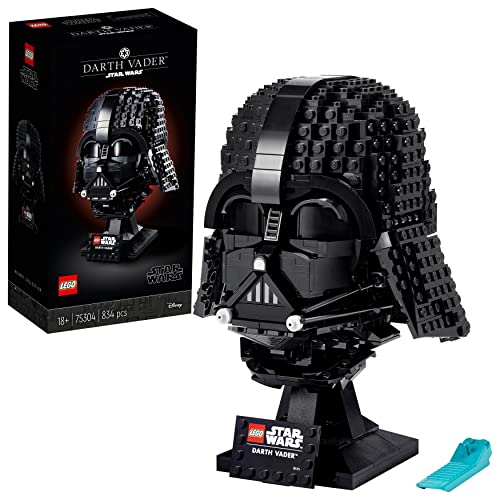 LEGO 75304 Star Wars Casco Darth Vader, Maqueta Construcción Adultos, Manualidad Decoración Casa y Oficina, Regalo Coleccionista Fans La Guerra Las Galaxias