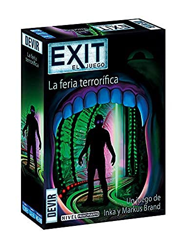 Devir - Exit: La Feria Terrorífica, Juego de Mesa en Español, Juego de Mesa con Amigos, Escape room, Juegos de Misterio,Juego de Mesa Adultos (BGEXIT13)