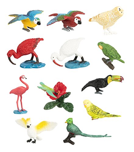 Safari Bulk Bolsas – pájaros exóticos 48 Piezas