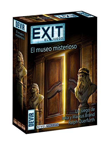 Devir - Exit: El Museo Misterioso, Juego de Mesa en Español, Juego de Mesa con Amigos, Escape Room, Juegos de Misterio, Juego de Mesa Adulto (BGEXIT10)