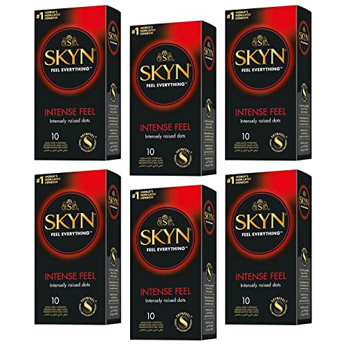 Skyn - Pack 60 preservativos sin látex intenso Feel - Ultra perlado